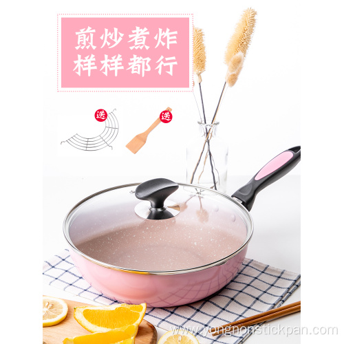 Kitchenware Aluminum Non-Stick Cookware Chinese Wok